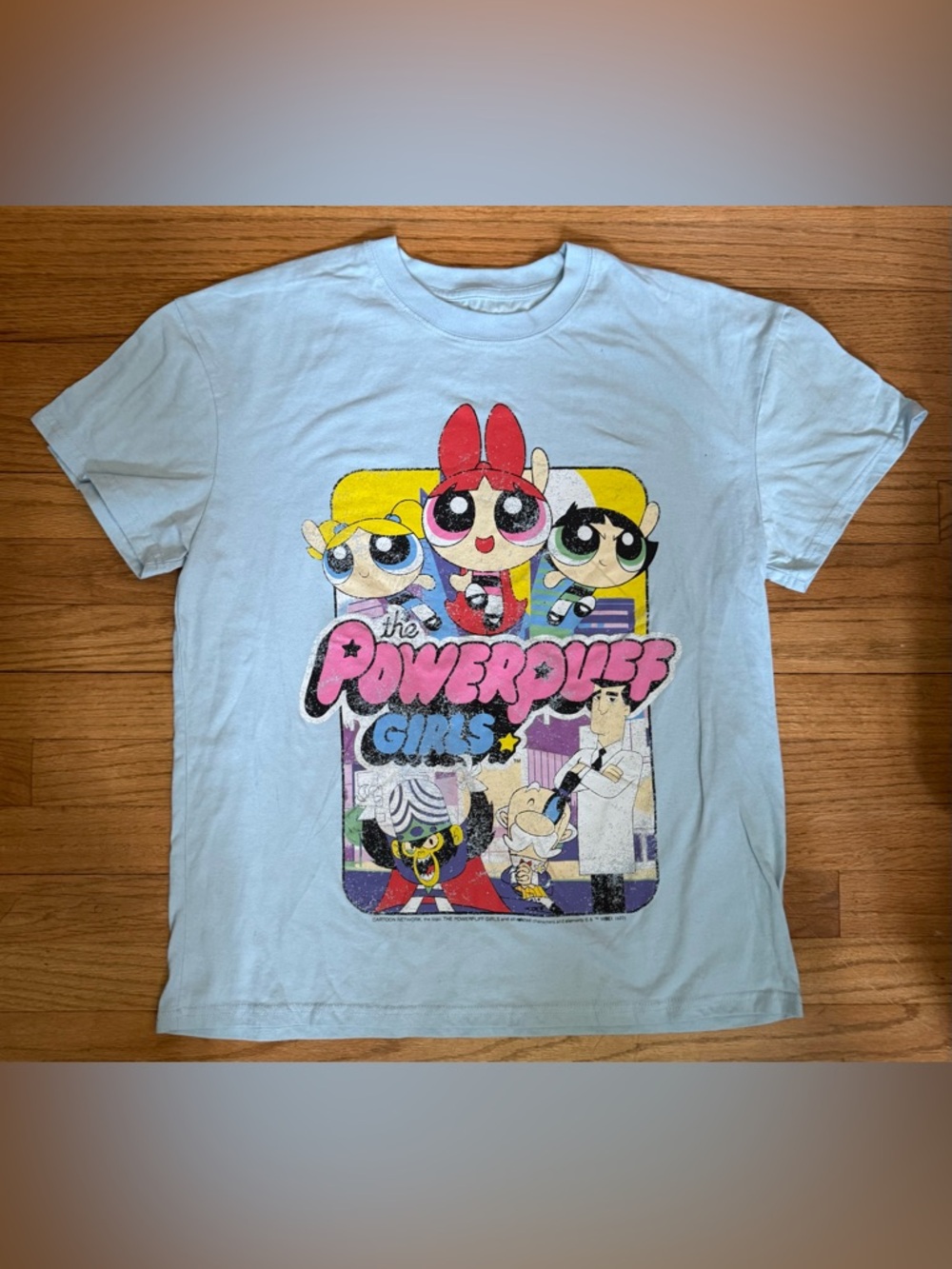 The Powerpuff Girls Graphic Tee - Light Blue